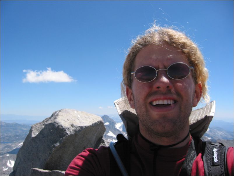 2005-08-20 Lyell (36) again me on summit